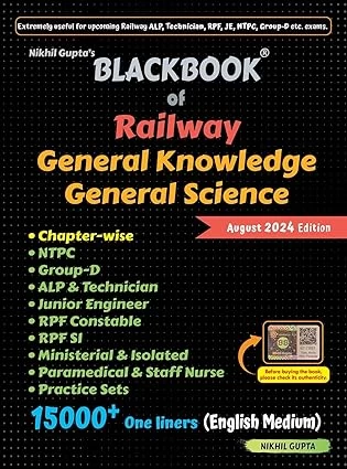Blackbook of Railway General Knowledge General Science