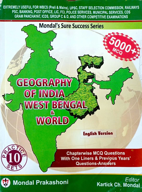 GEOGRAPHY OF INDIA WEST BENGAL & WORLD 5000+ MCQ