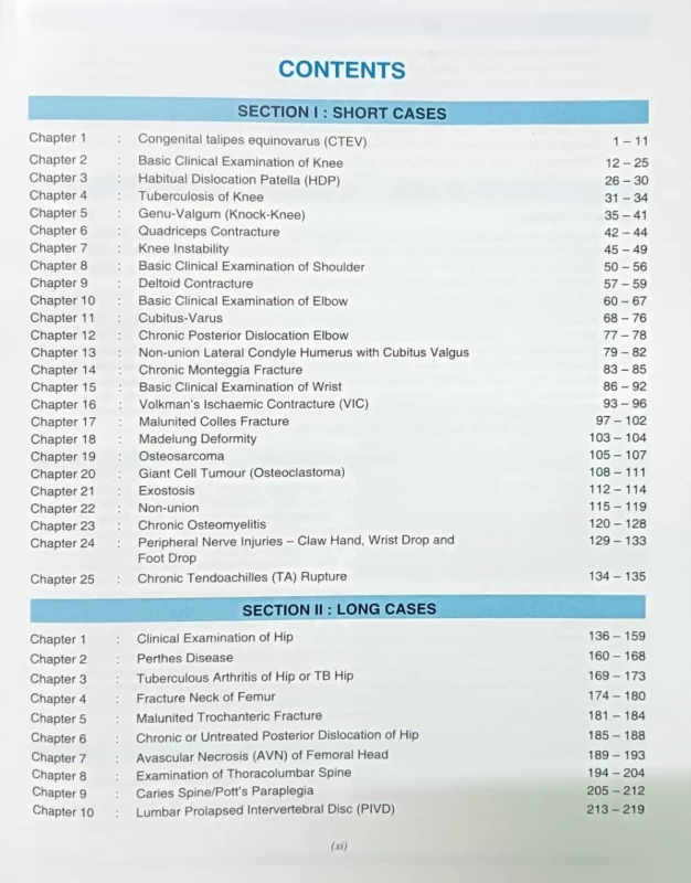 8th Edition Handbook for Orthopaedics Examination (Theory & Practical) by Kaushik Banerjee – Academic Publishers