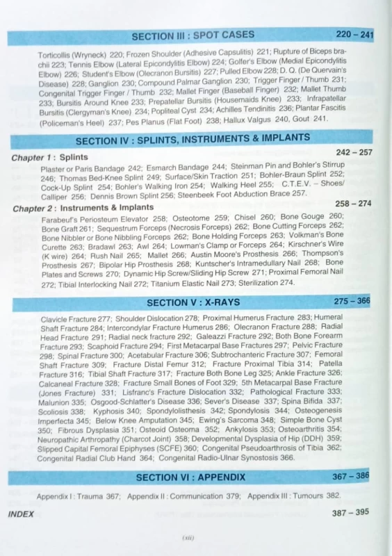 8th Edition Handbook for Orthopaedics Examination (Theory & Practical) by Kaushik Banerjee – Academic Publishers