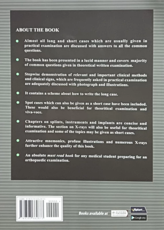 8th Edition Handbook for Orthopaedics Examination (Theory & Practical) by Kaushik Banerjee – Academic Publishers