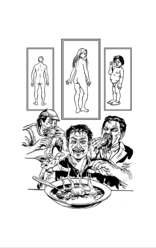 Manusher Mangsher Restora By Mojaffor Hossain - মানুষের মাংসের রেস্তোরাঁ - Book Farm - Image 5 by Book Farm