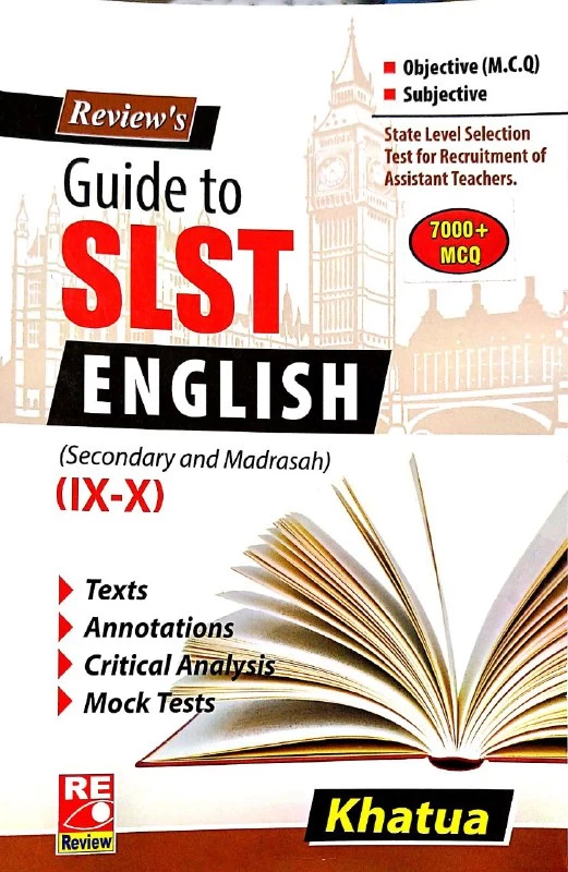 Review’s Guide to SLST English (Secondary and Madrasah) IX-X by Ramkrishna Khatua