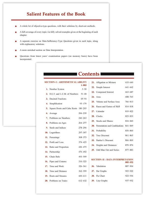 Quantitative Aptitude for Competitive Examinations by RS Aggarwal – Latest Edition |S. Chand Publications|