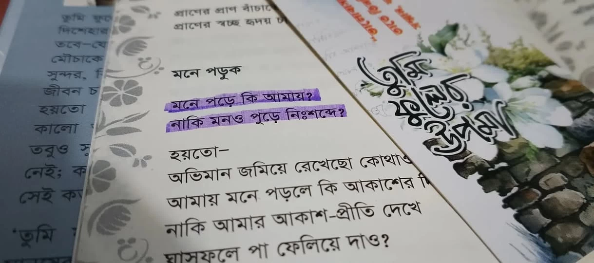 Tumi Phuler Upoma by Naimur Rahman Abir - তুমি ফুলের উপমা - নাঈমুর রহমান আবির - Image 3 by Priyo Prokashon
