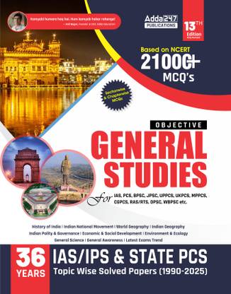 Objective General Studies 21,000+ MCQs for IAS, PCS & State PCS Exams – Adda247 Publications